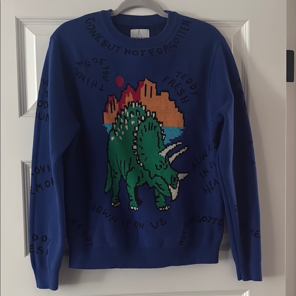Teddy Fresh: Dinosaur heavy knit sweater
